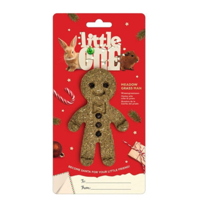Little One Meadow grass man. Christmas treat-toy for guinea pigs, rabbits, chinchillas and degus 55g
