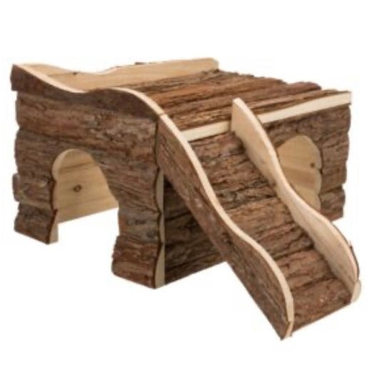 Wooden House With Ramp