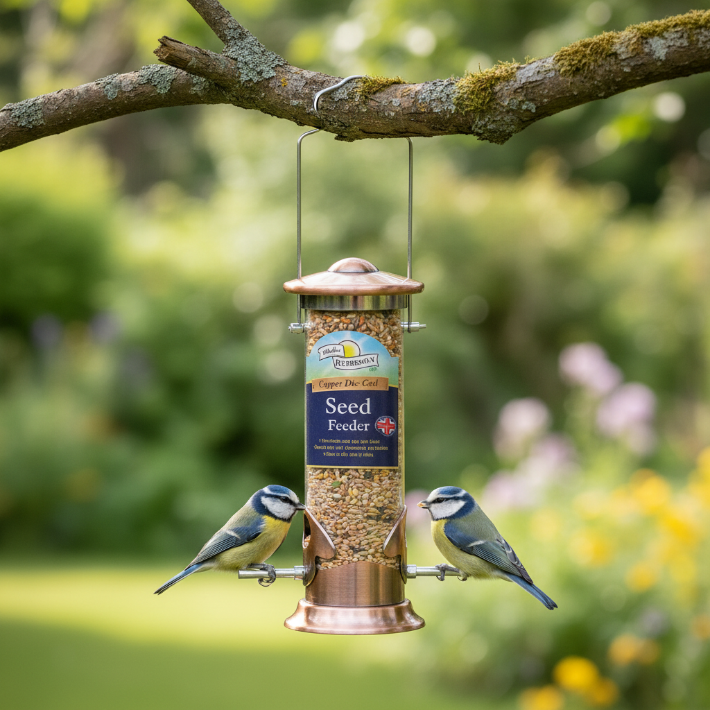 Harrisons Cast Copper
Plated Seed Feeder
