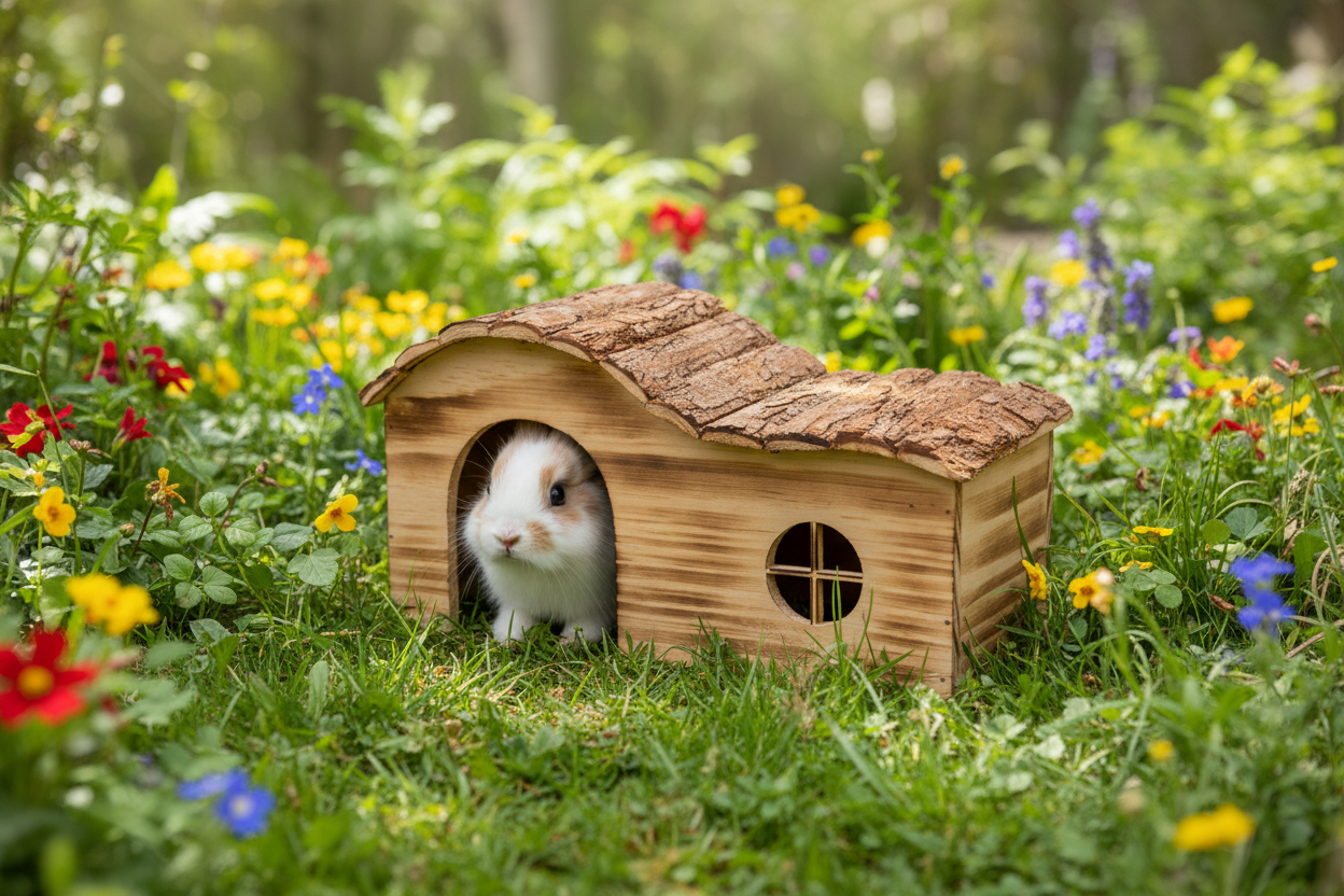 Wooden Flame House
