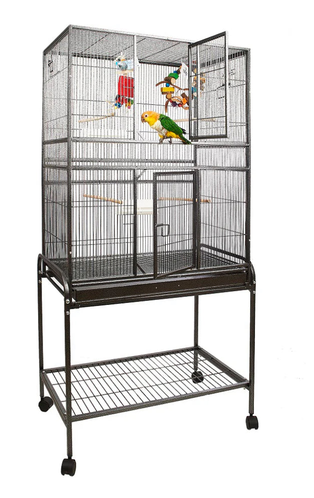Indoor avairy/ rodent metal cage. With stand