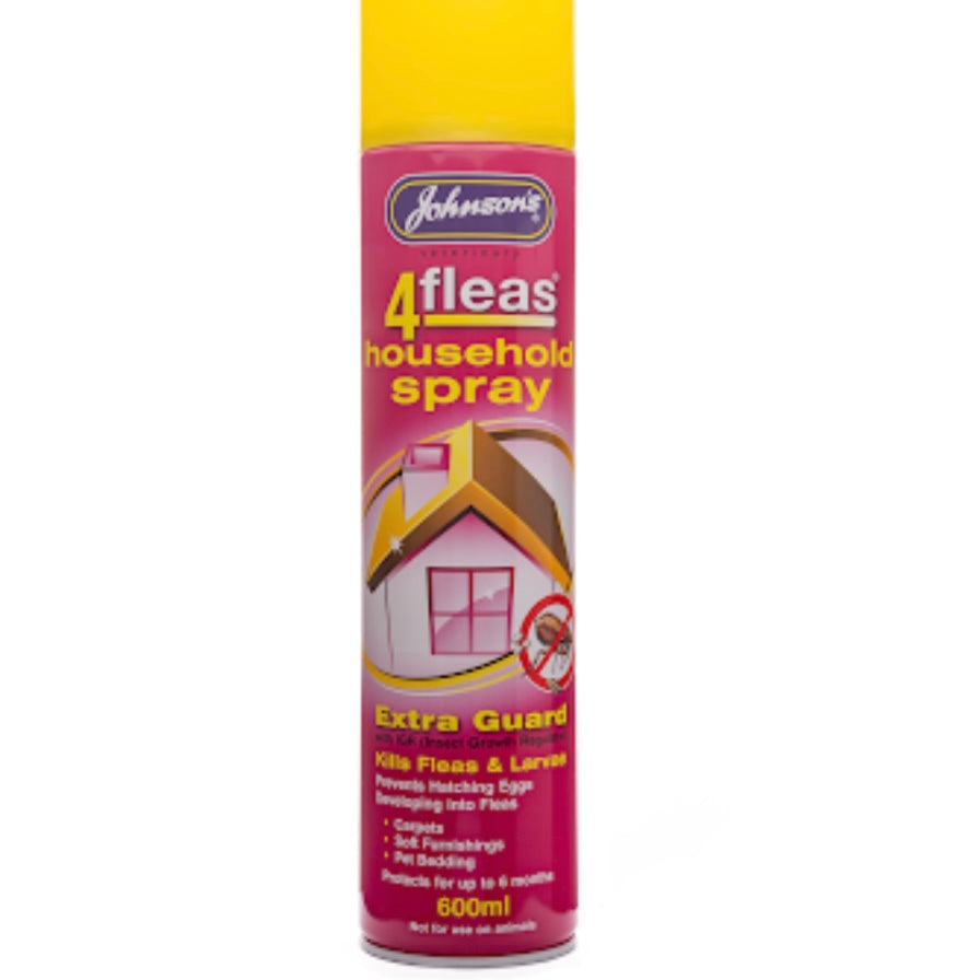 Johnson’s 4fleas household flea spray extra guard 600ml