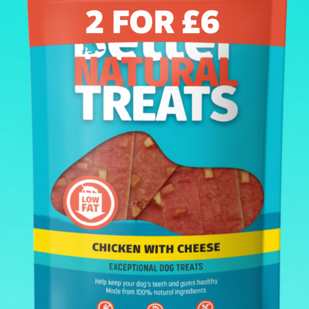 Better naturals chicken and cheese strips 90g