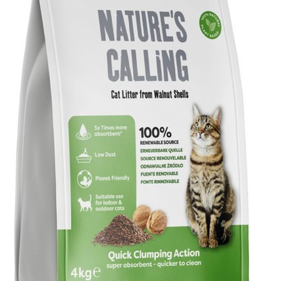 Natures calling cat litter 4kg