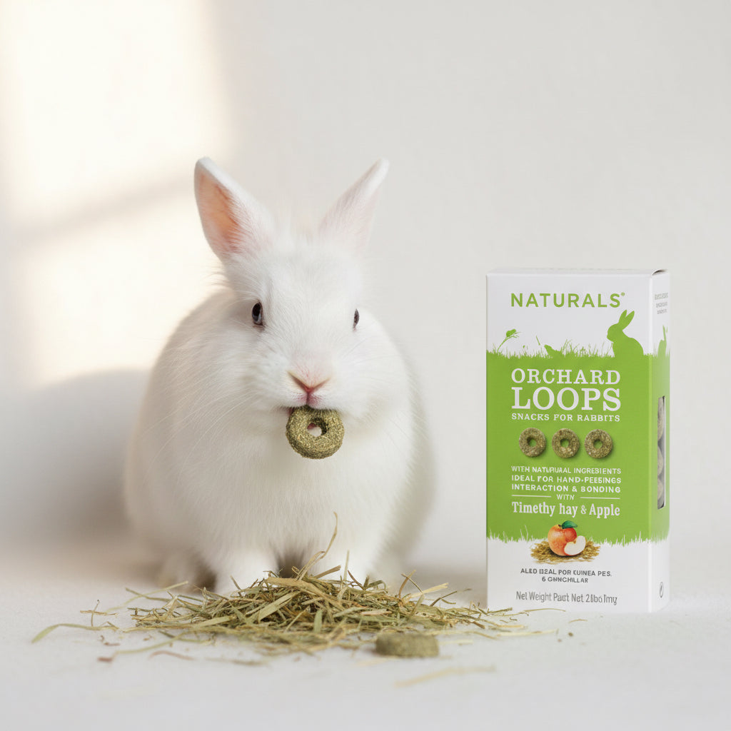 Selective naturals orchard loops suitable for rabbits, guineapigs and chinchillas