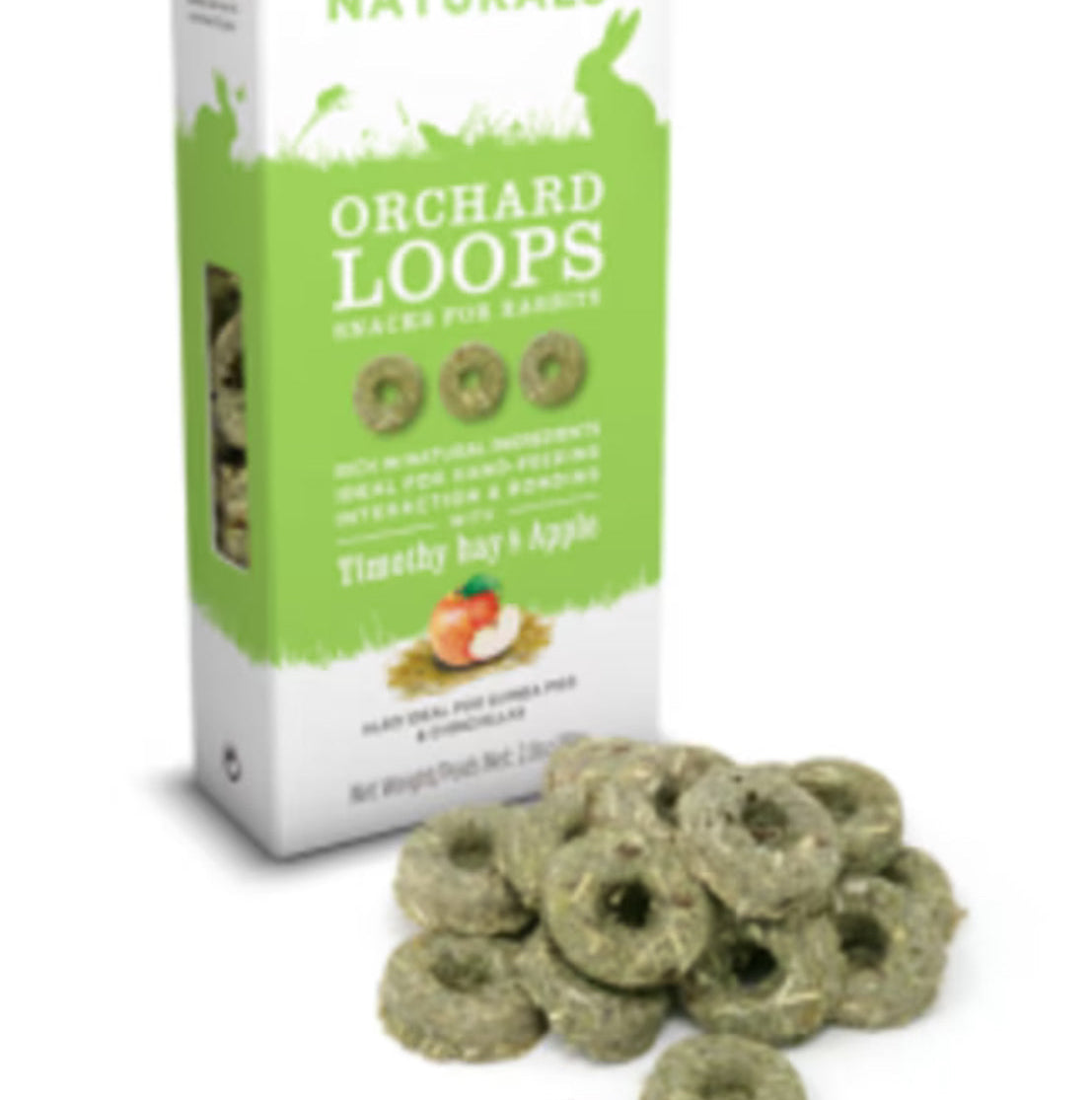 Selective naturals orchard loops suitable for rabbits, guineapigs and chinchillas