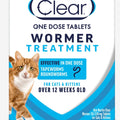 Bob Martin clear one dose wormer for cats and kittens over 12 weeks of age
