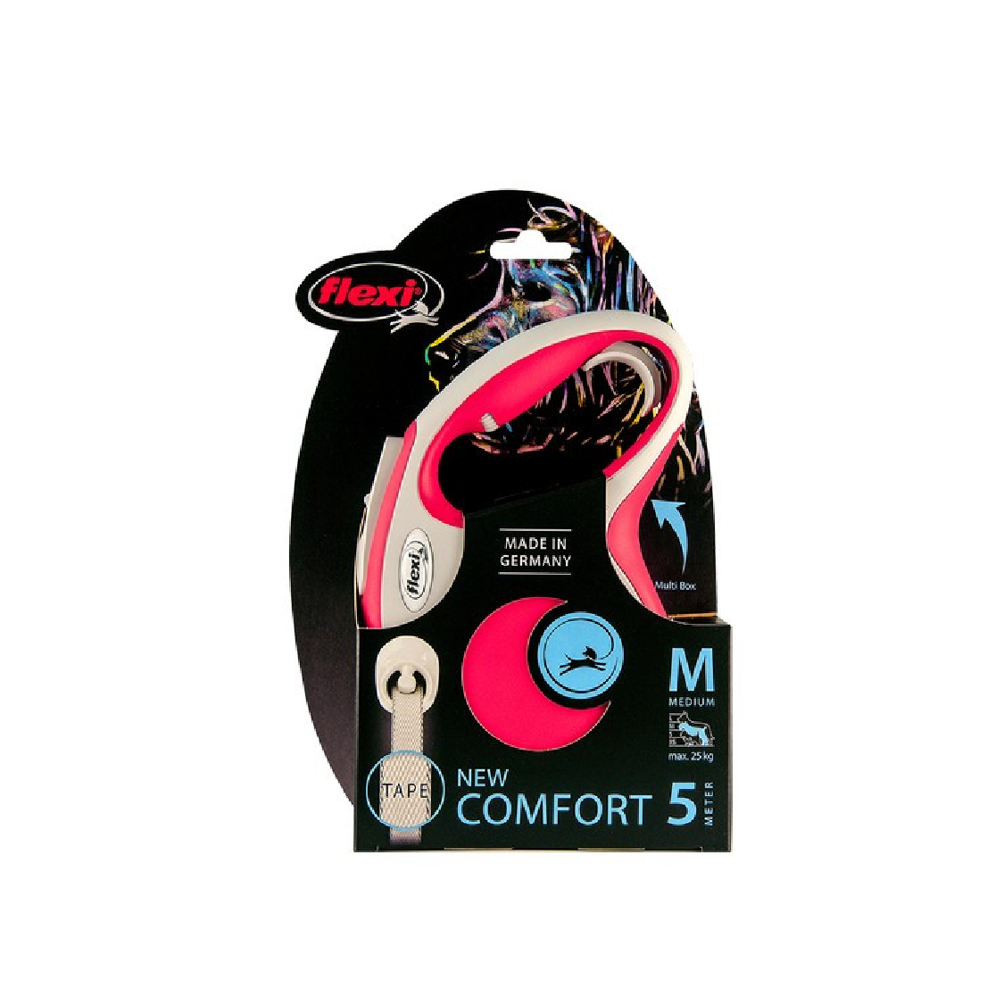 Flexi Comfort Medium Retractable Lead (Red)
