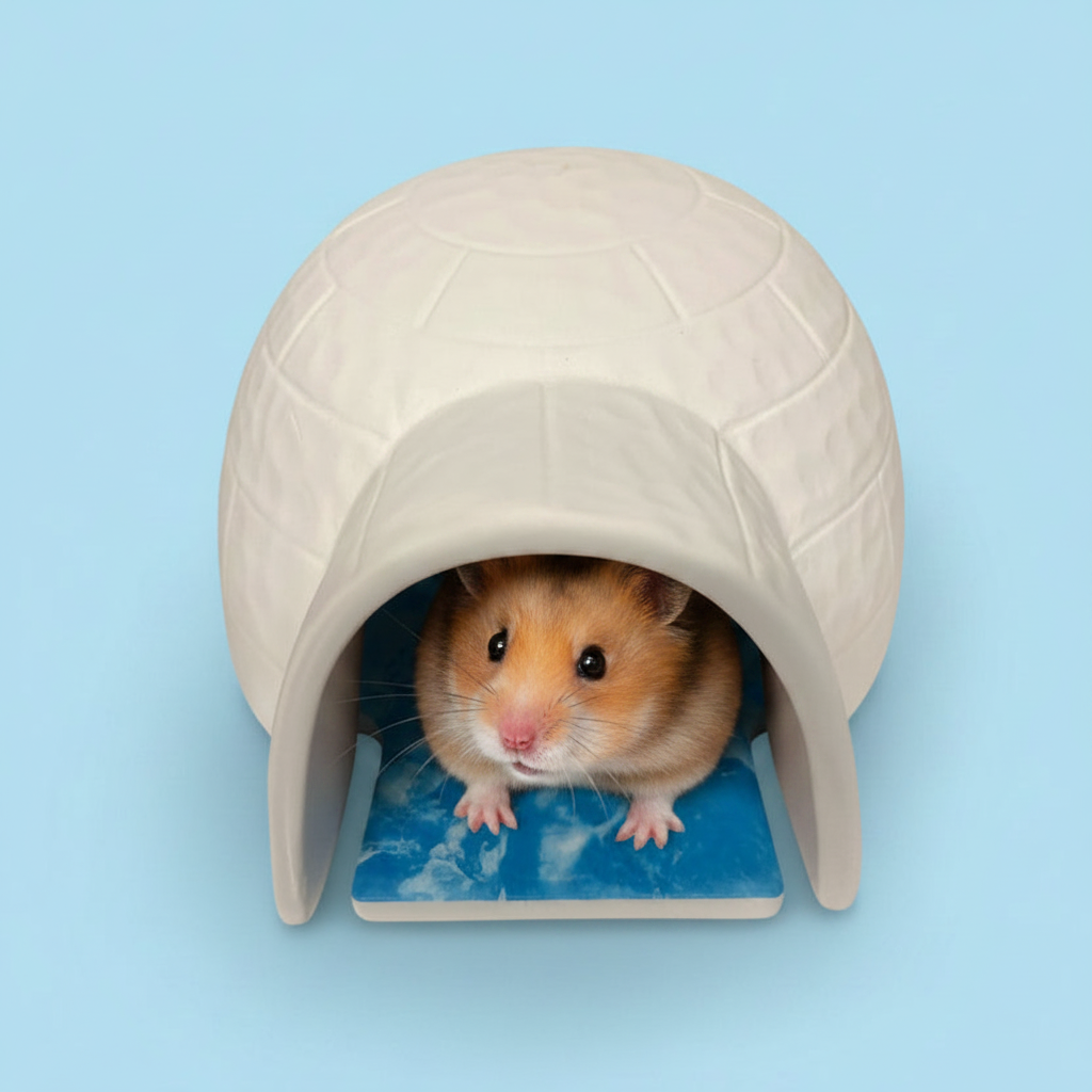 Hamster Igloo With Cooling Plate