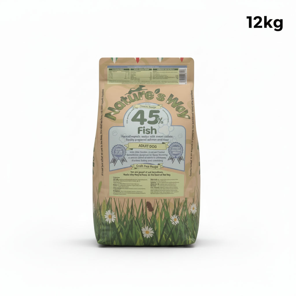 Naturesway fish 45% and potato 12kg (itch-eeze) recipe