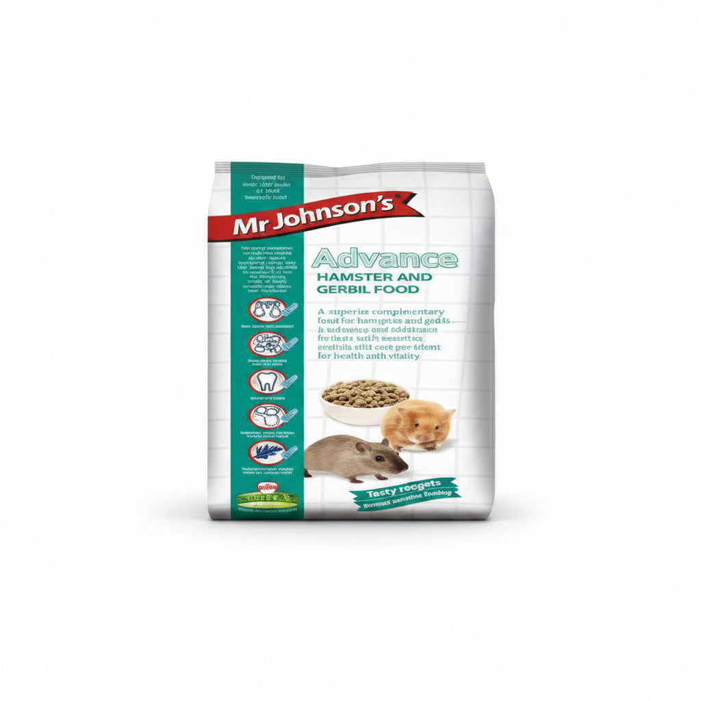 Mr Johnsons Advance
Hamster & Gerbil Food
750g