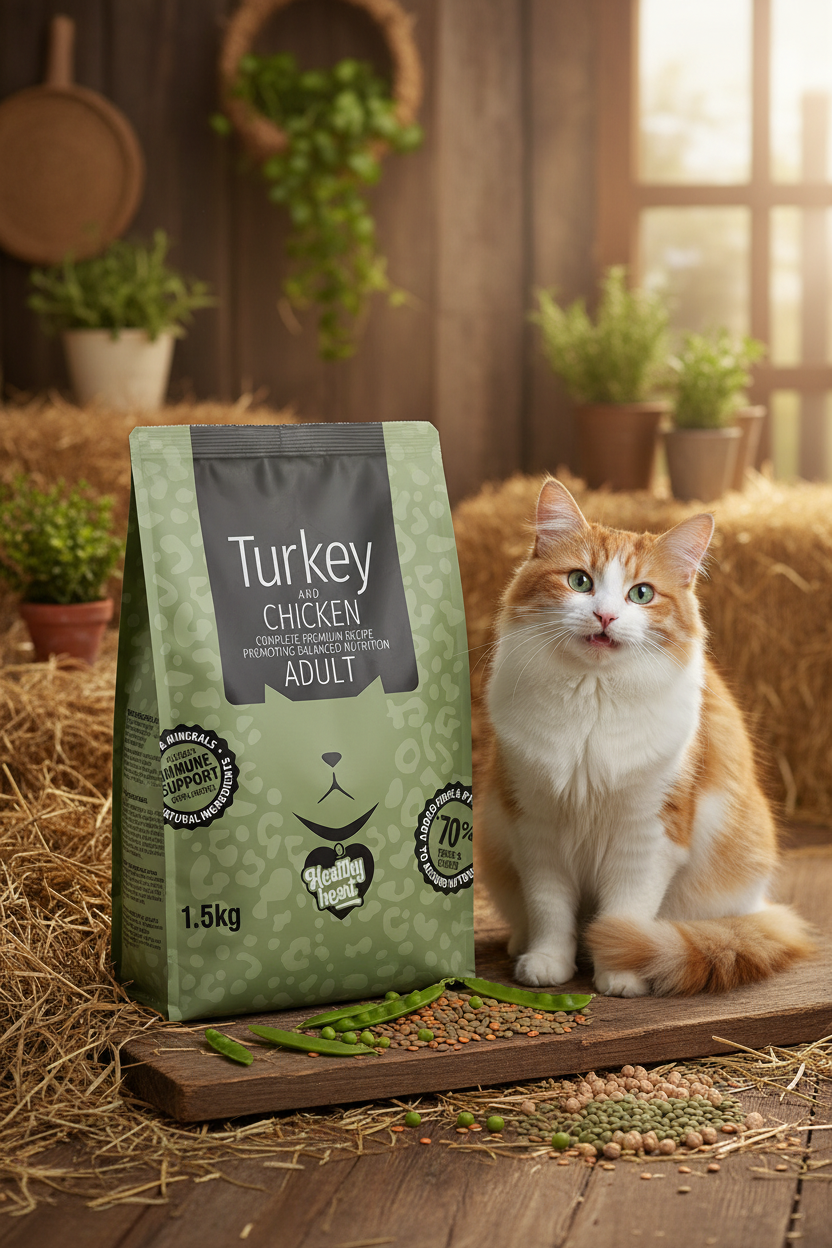 Naturesway grainfree adult cat 70% turkey and chicken 1.5kg