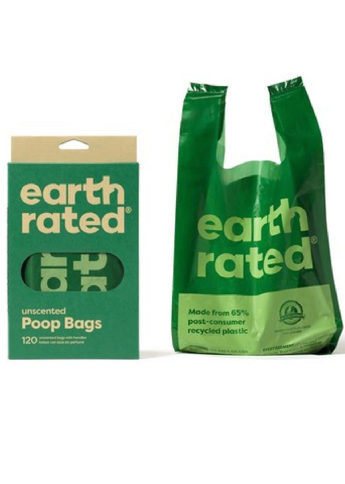 Earth rated unscented poo bags (120)