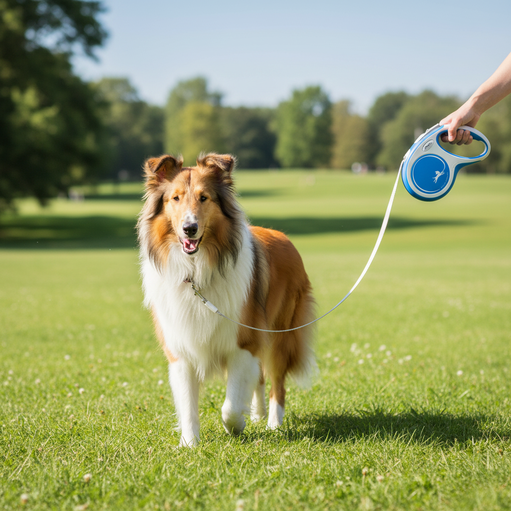 Flexi Comfort Medium Retractable Lead (Blue)