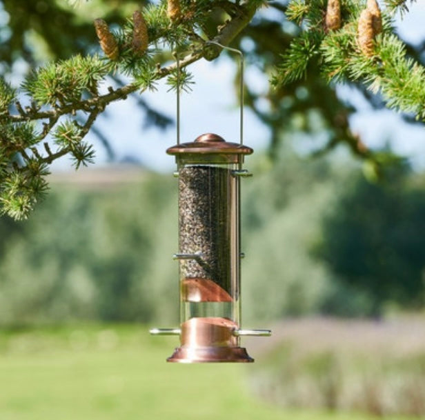 Harrisons Cast Copper
Plated Nyger Feeder 20cm