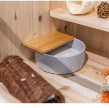 Degu/Chinchilla Sandbath with Platform